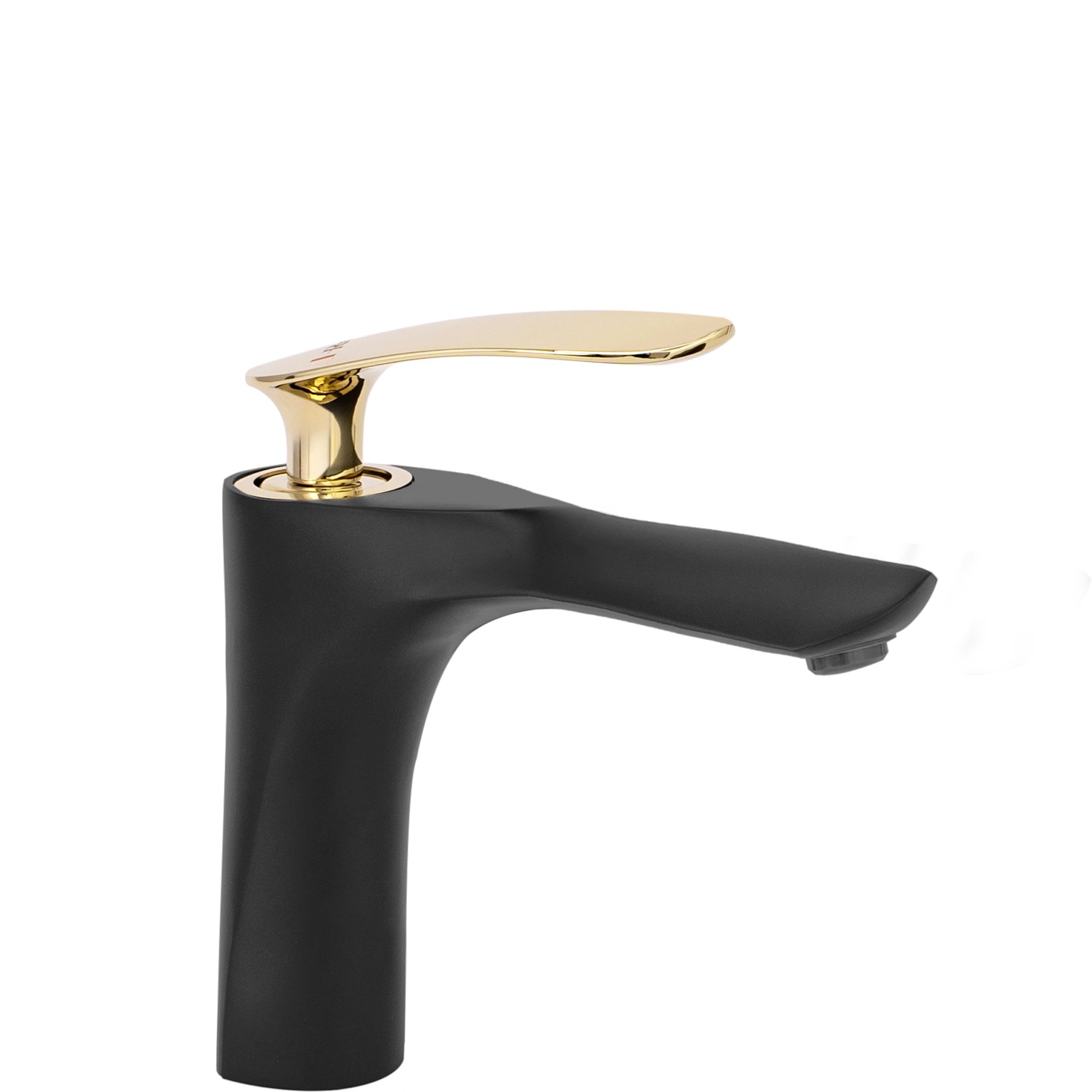 Bathroom Faucet Rea Orbit Black Gold Low Rea