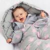 Saco de dormir para bebés 4 en 1 Star Navy-Turkus