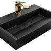 Vasque en conglomérat Goya Black Mat 60cm