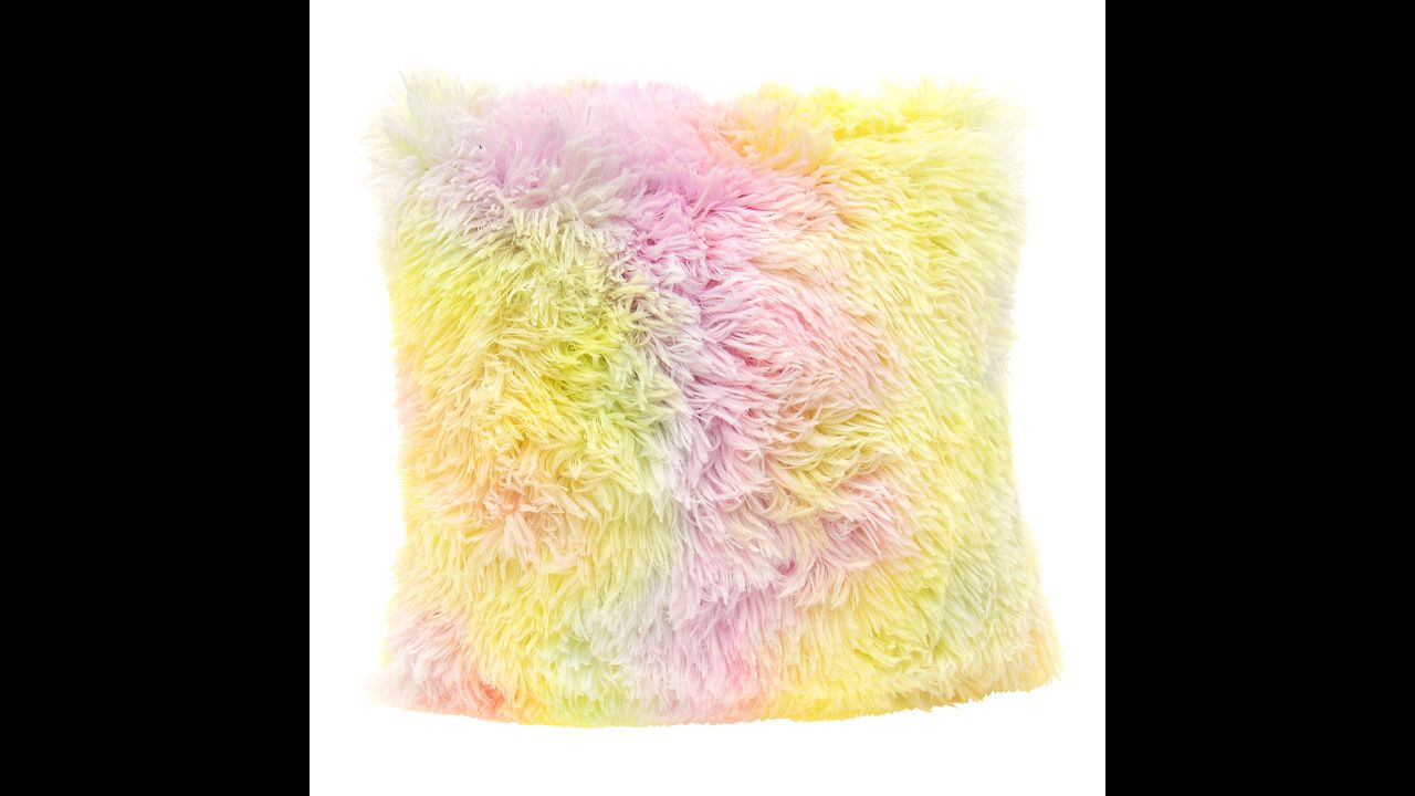 Fluffy pillowcase Elmo 40x40 Rainbow