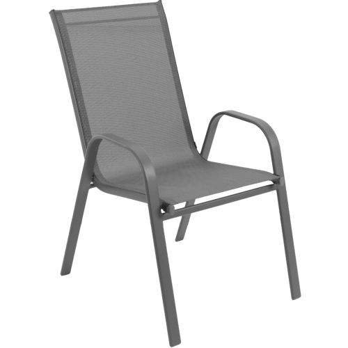 Krzesło ogrodowe Polo jasnoszare