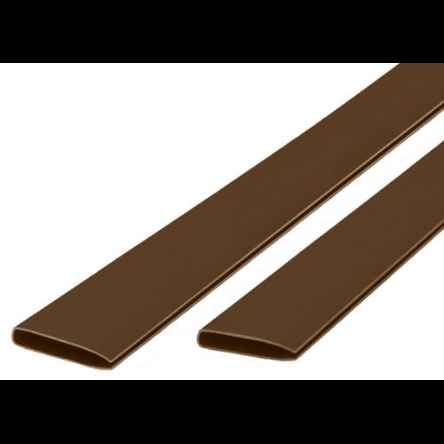 Tira de cubierta PVC 1m Chocolate