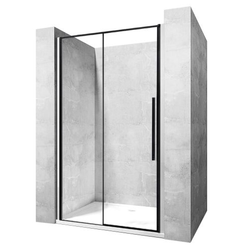 Sprchové dvere SOLAR BLACK MAT 90